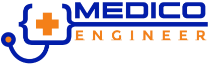 Transparent medico engineer logo