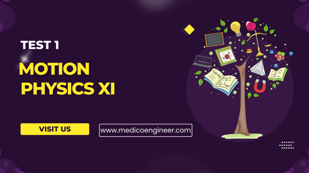 force and motion mdcat mcqs