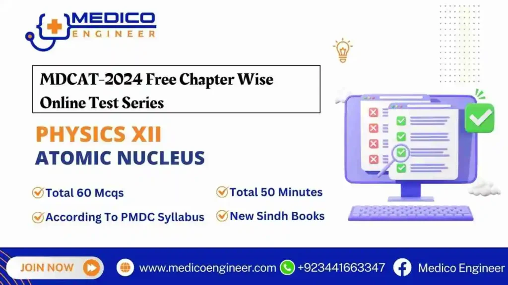 Physics XII Atomic Nucleus Online test