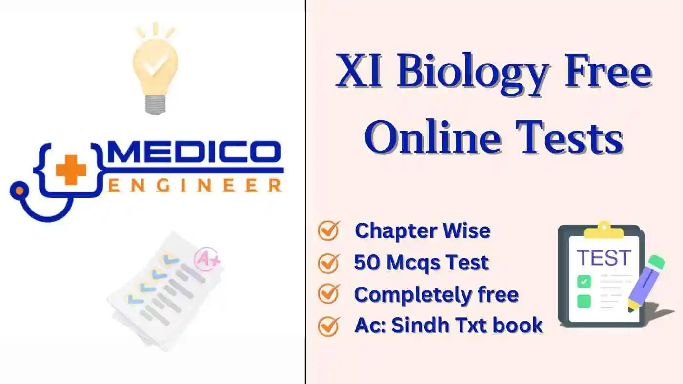 Mdcat XI biology free online tests